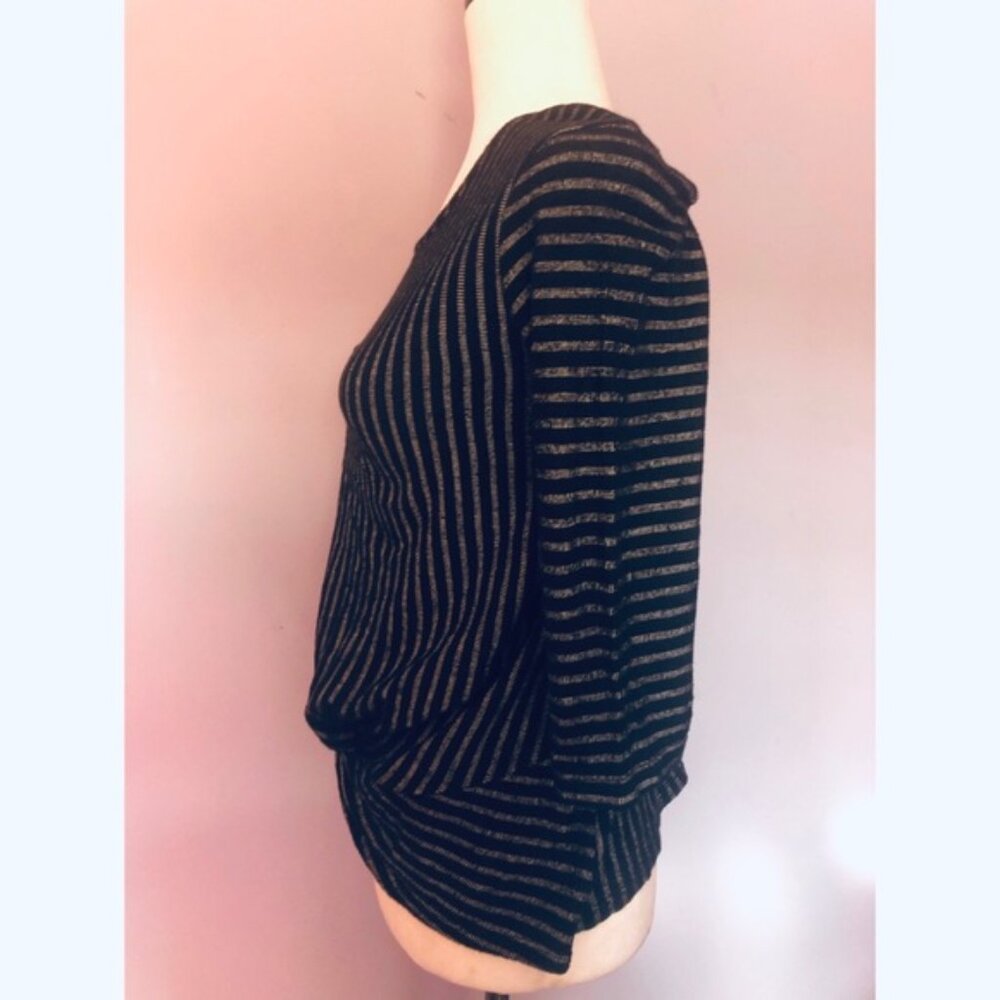 Anthropologie W5 concepts black & grey blouse - Picture 2 of 5